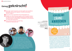 Read more about the article Vorschau auf den Ratgeber „Schluss mit Zähneknirschen!“