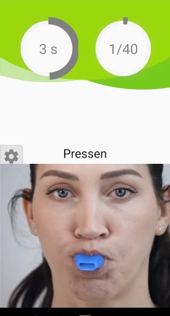 Screenshot FaceFormer App Pressen
